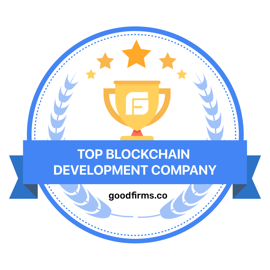 Business Listing badge for top blockchain technology companies